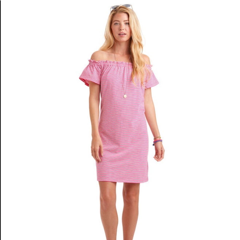 Vineyard Vines Off the Shoulder Dress Size L